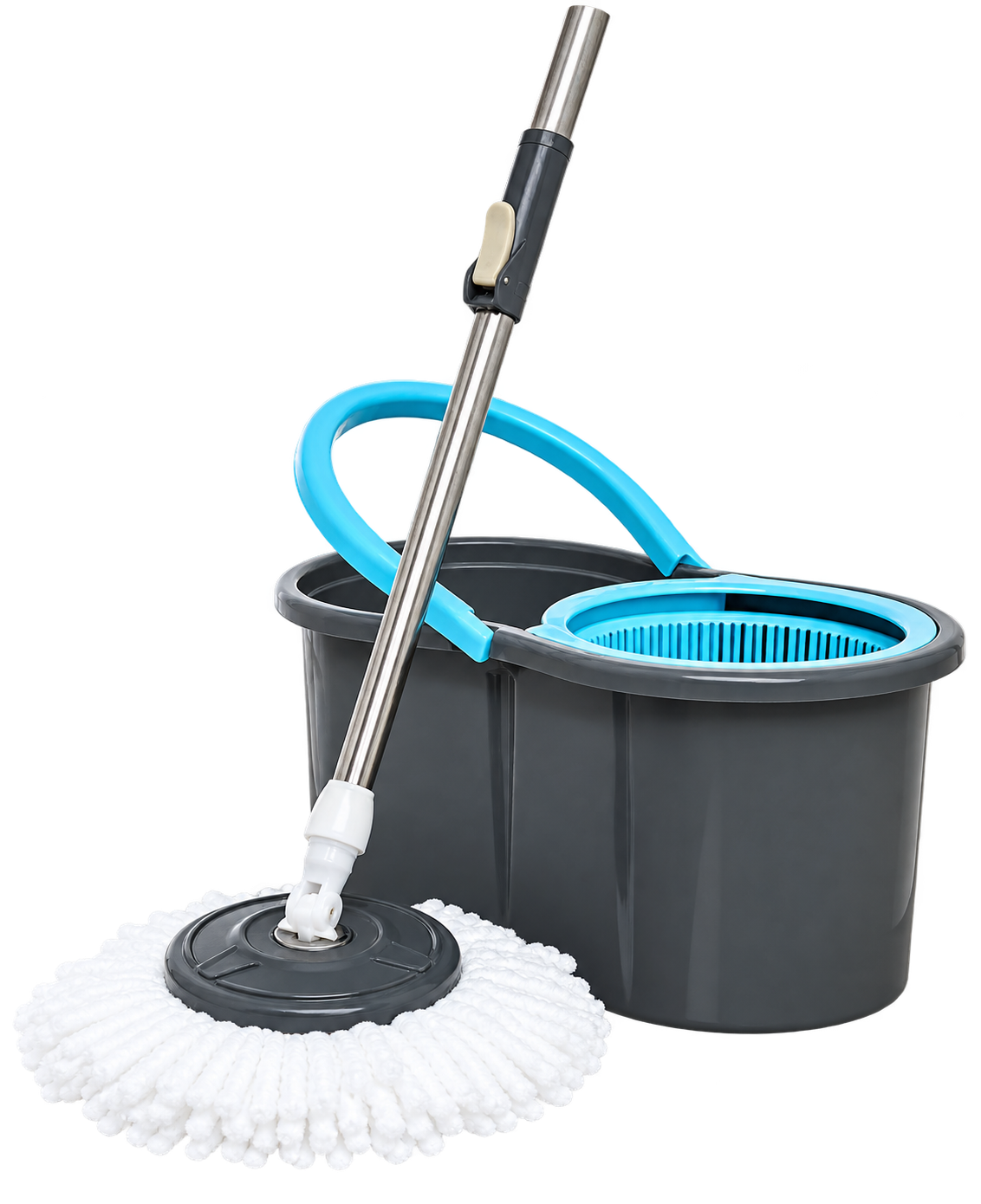 CONJUNTO MOP ROTATORIO SLIM (BALDE 13L C/ CESTO PLASTICO E 1 REFIL) - NOBRE