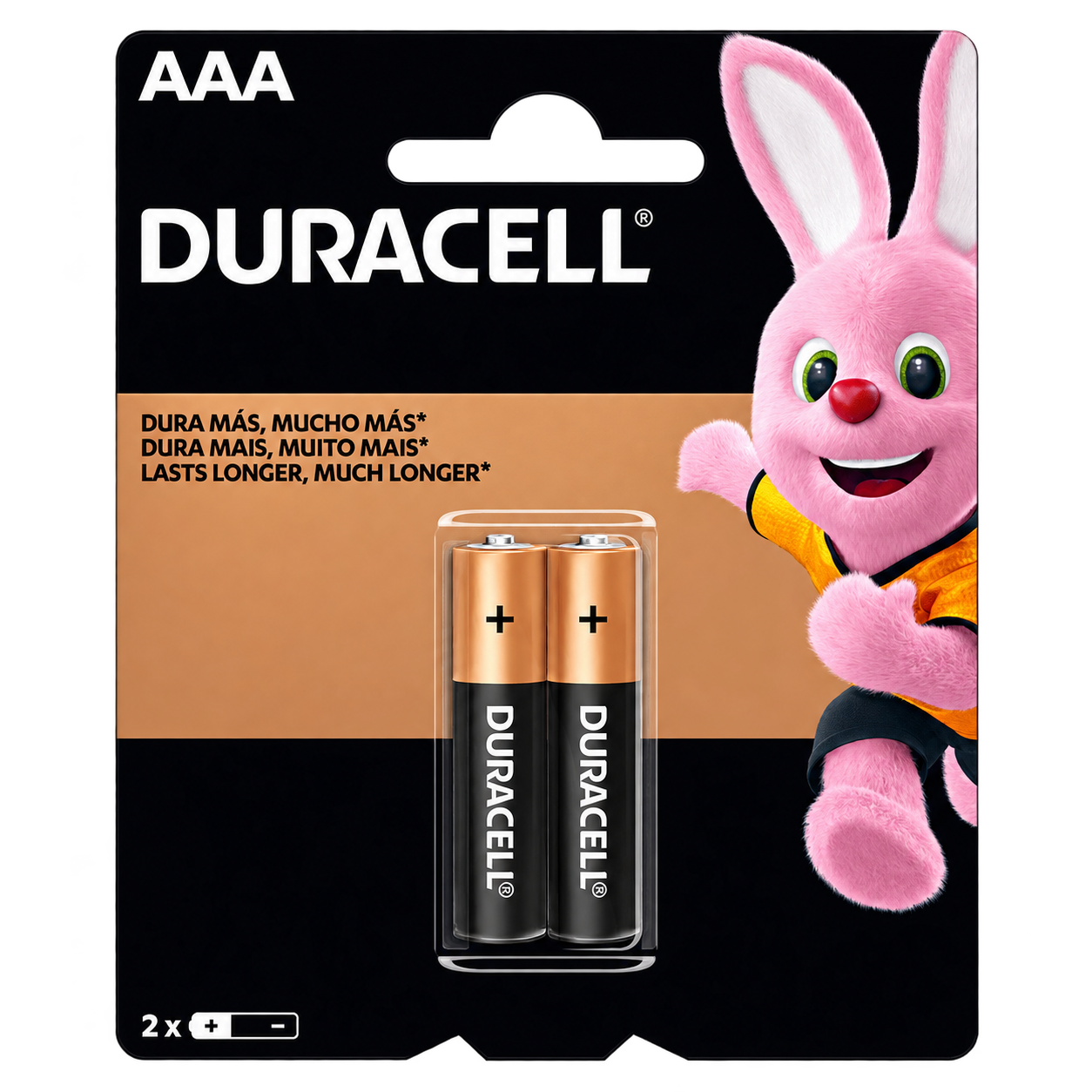 PILHA ALCALINA AAA COM 2 UN LR3 1.5V DURACELL