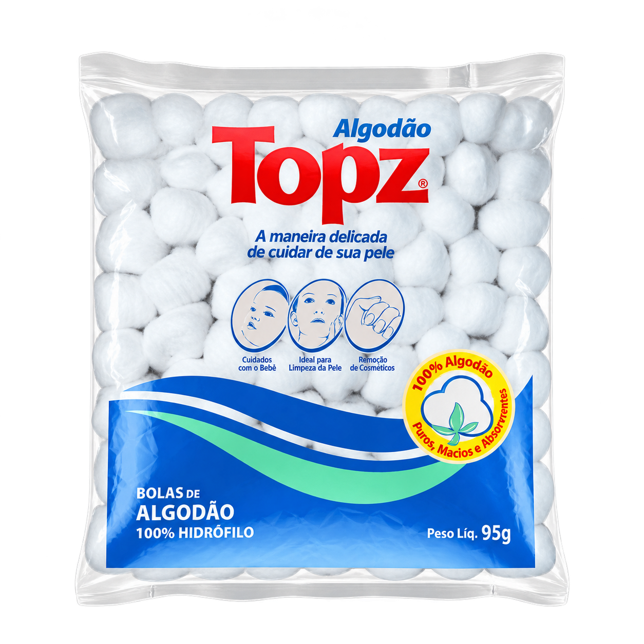 ALGODAO HIDROFILO BOLAS 95G