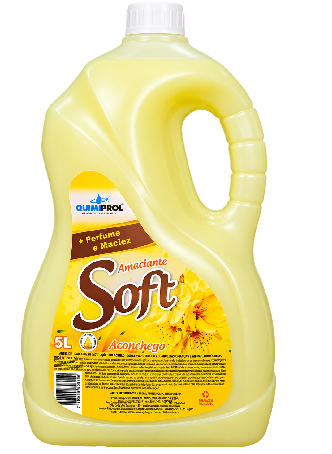 AMACIANTE DE ROUPAS SOFT ACONCHEGO 5 LITROS QUIMIPROL