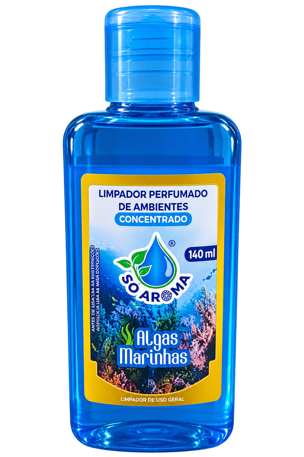 LIMPADOR PERFUMADO SO AROMA 140ML ALGAS MARINHAS