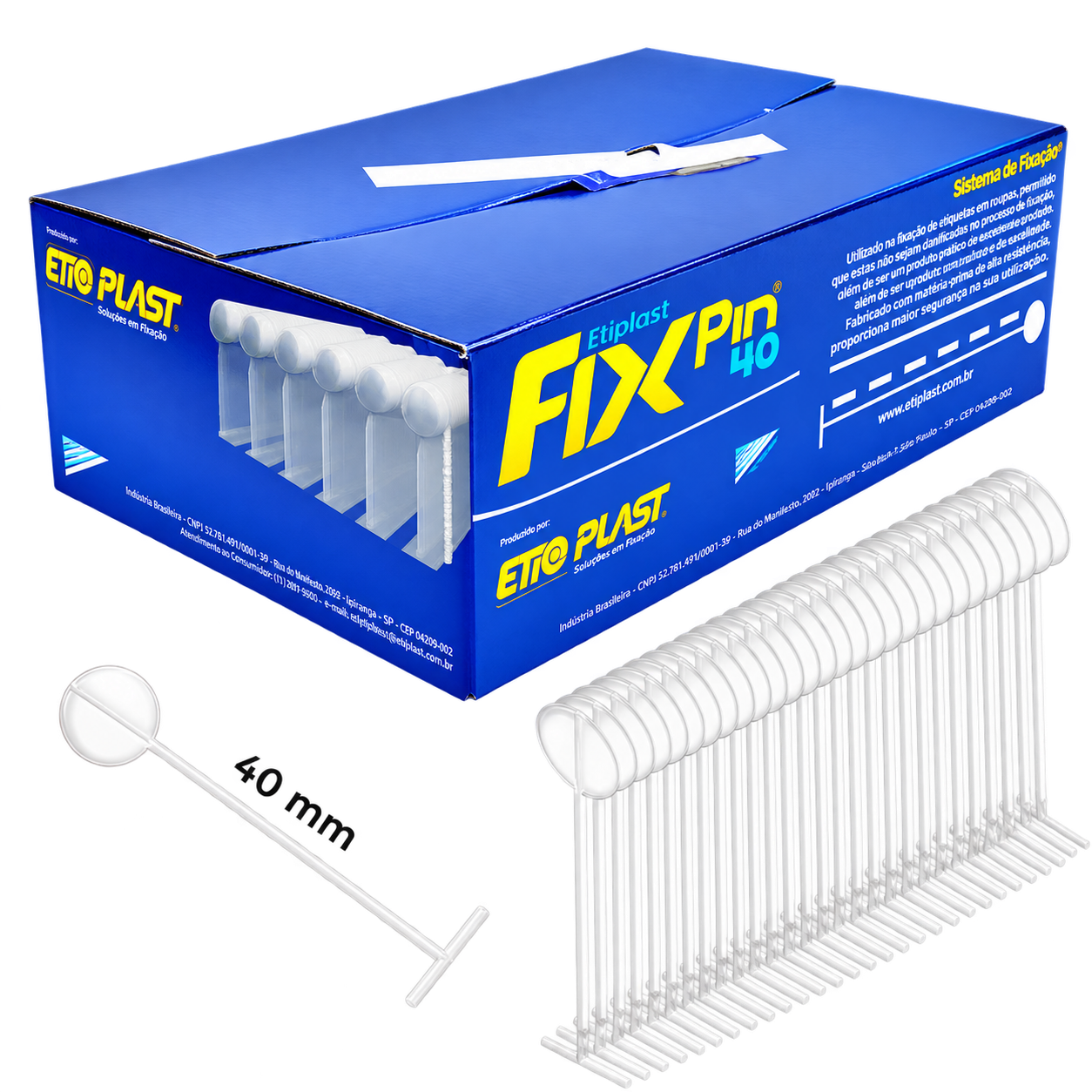 FIX PIN 100 40MM - NEUTRO