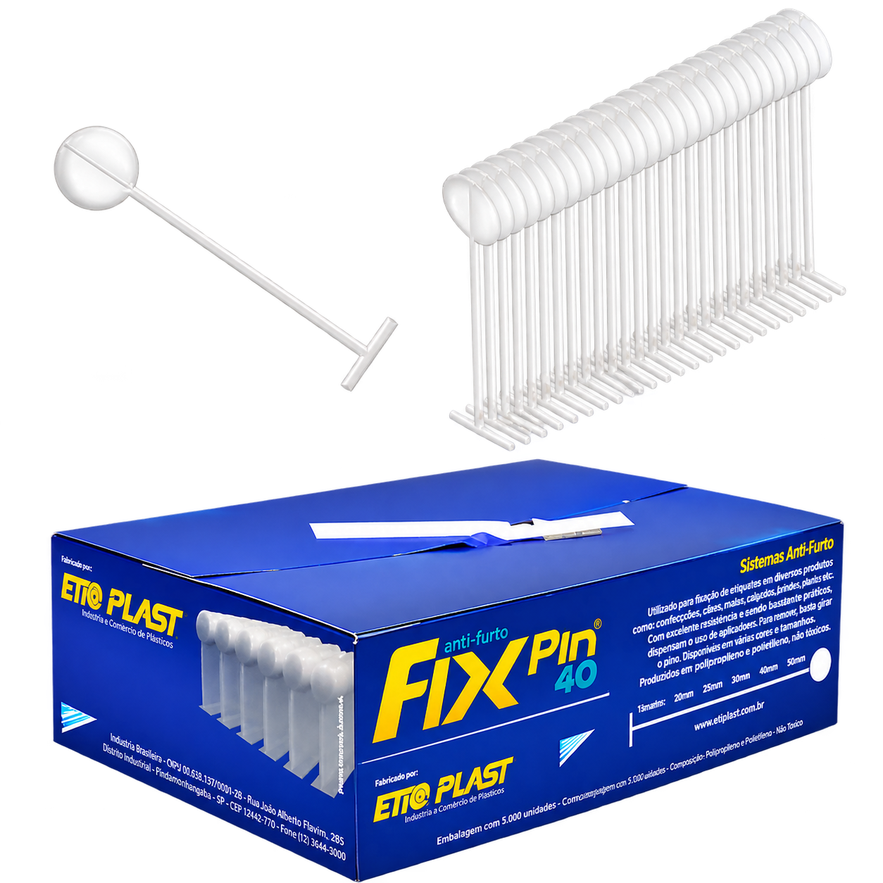 FIX PIN 100 60MM - NEUTRO