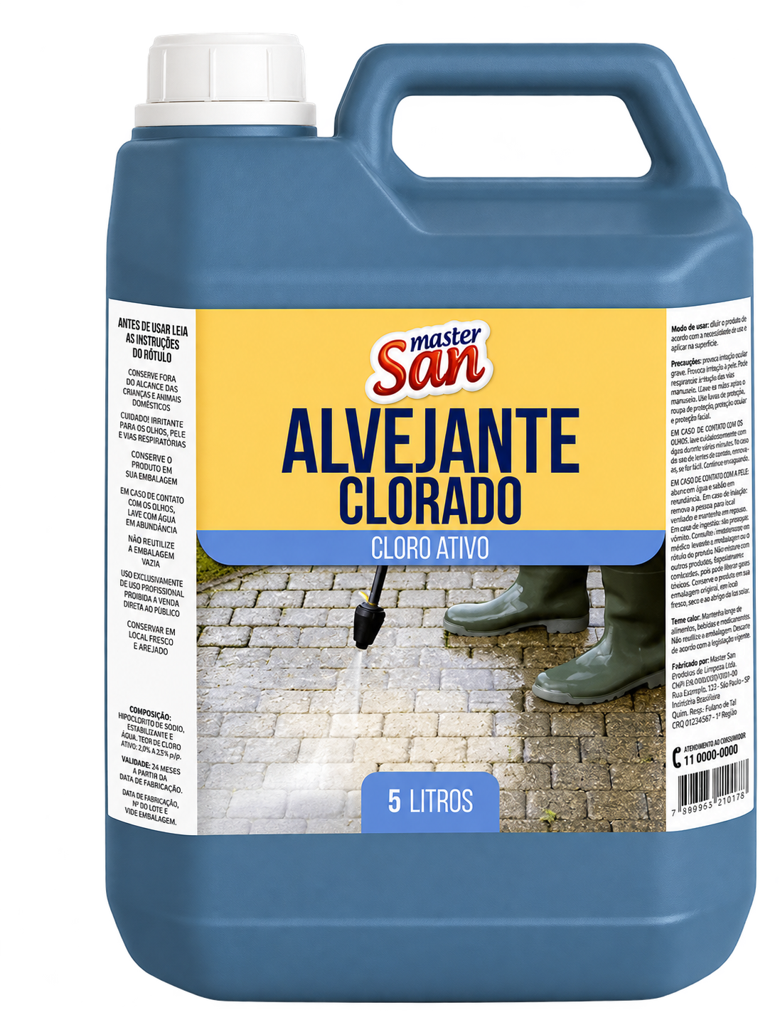 ALVEJANTE CLORADO 5 LITROS MASTERSAN