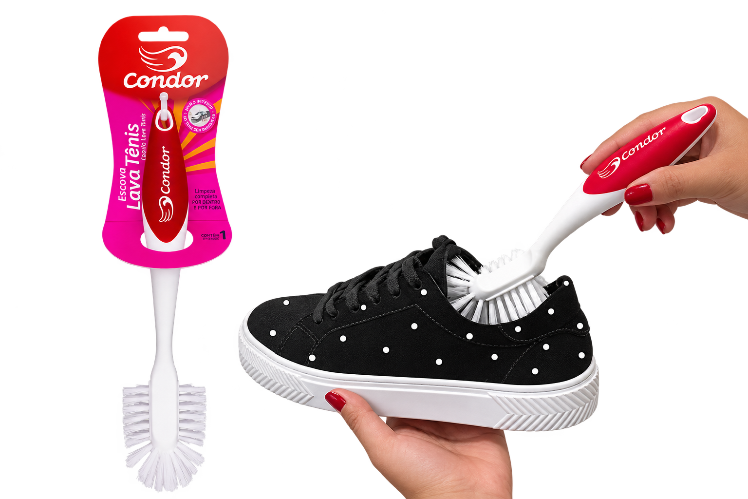 ESCOVA LAVA TENIS CONDOR