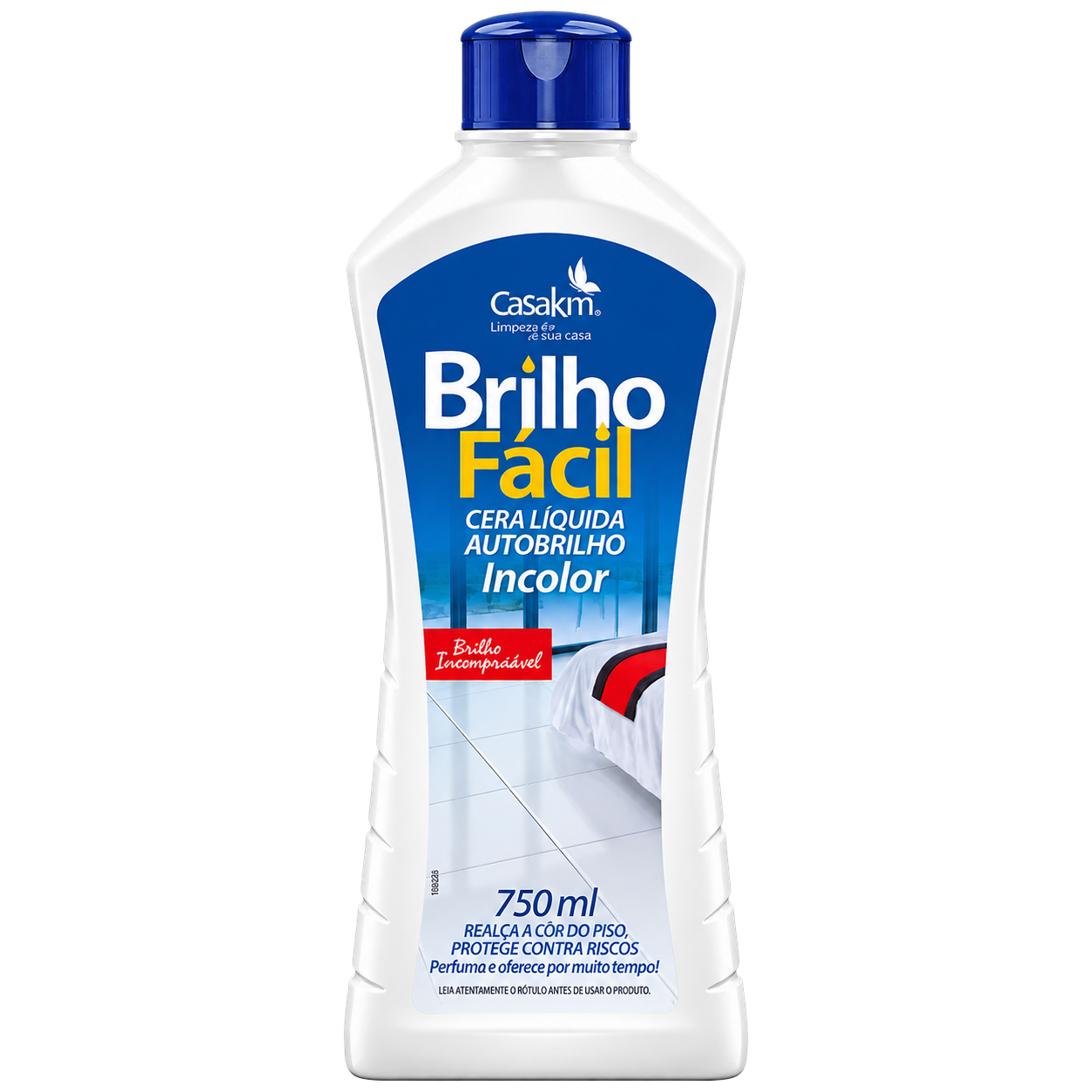 CERA BRILHO FACIL 750ML INCOLOR 1X750 ML