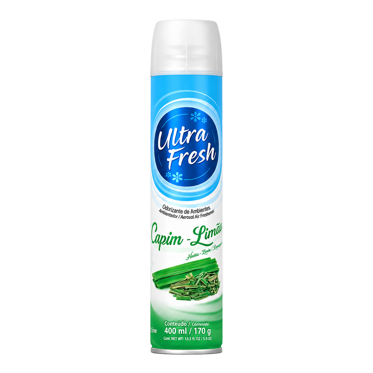 AROMATIZADOR ULTRA FRESH 400ML CAPIM LIMAO