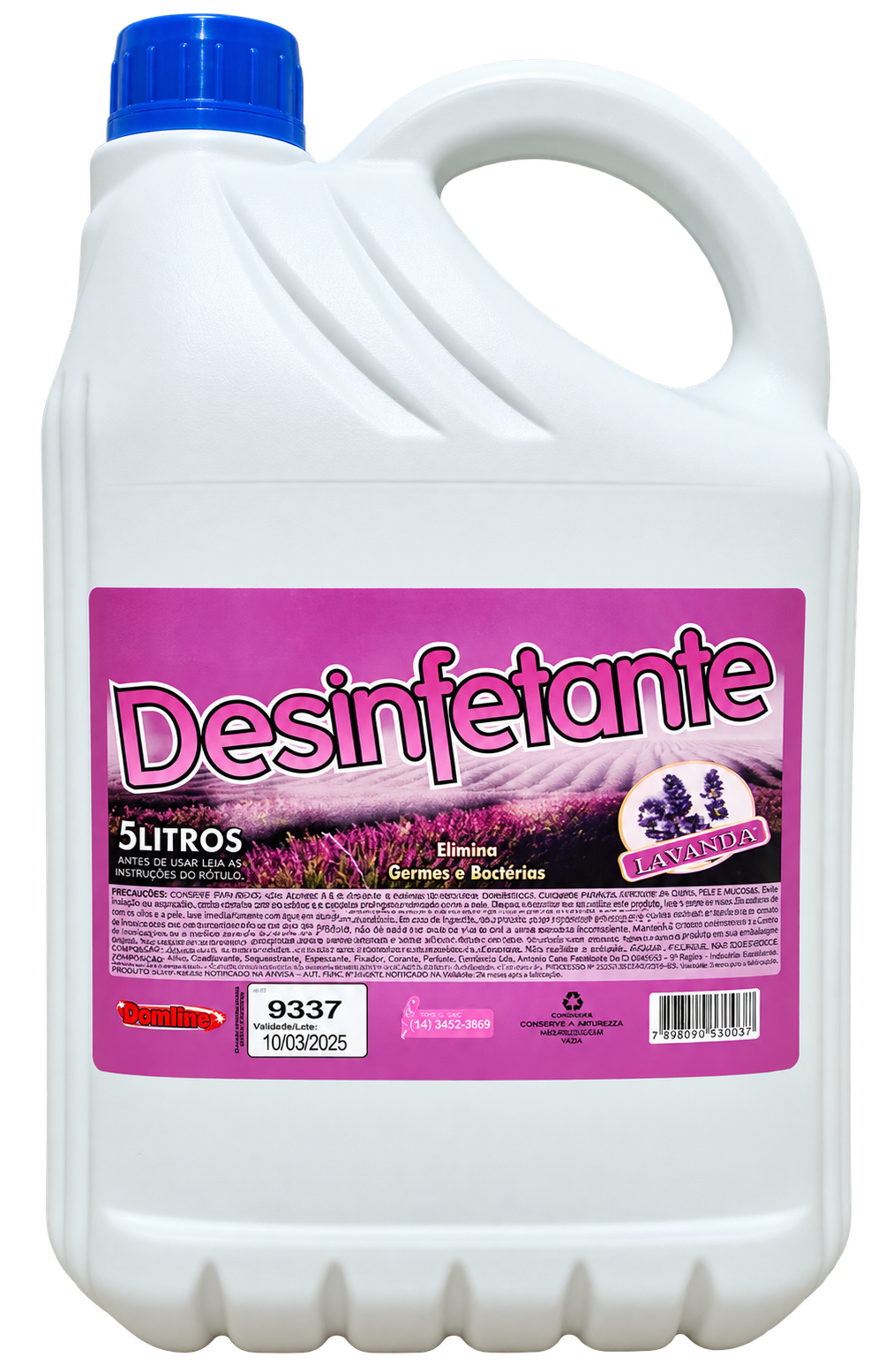 DESINFETANTE LAVANDA 5 LITROS CLASSLIMP