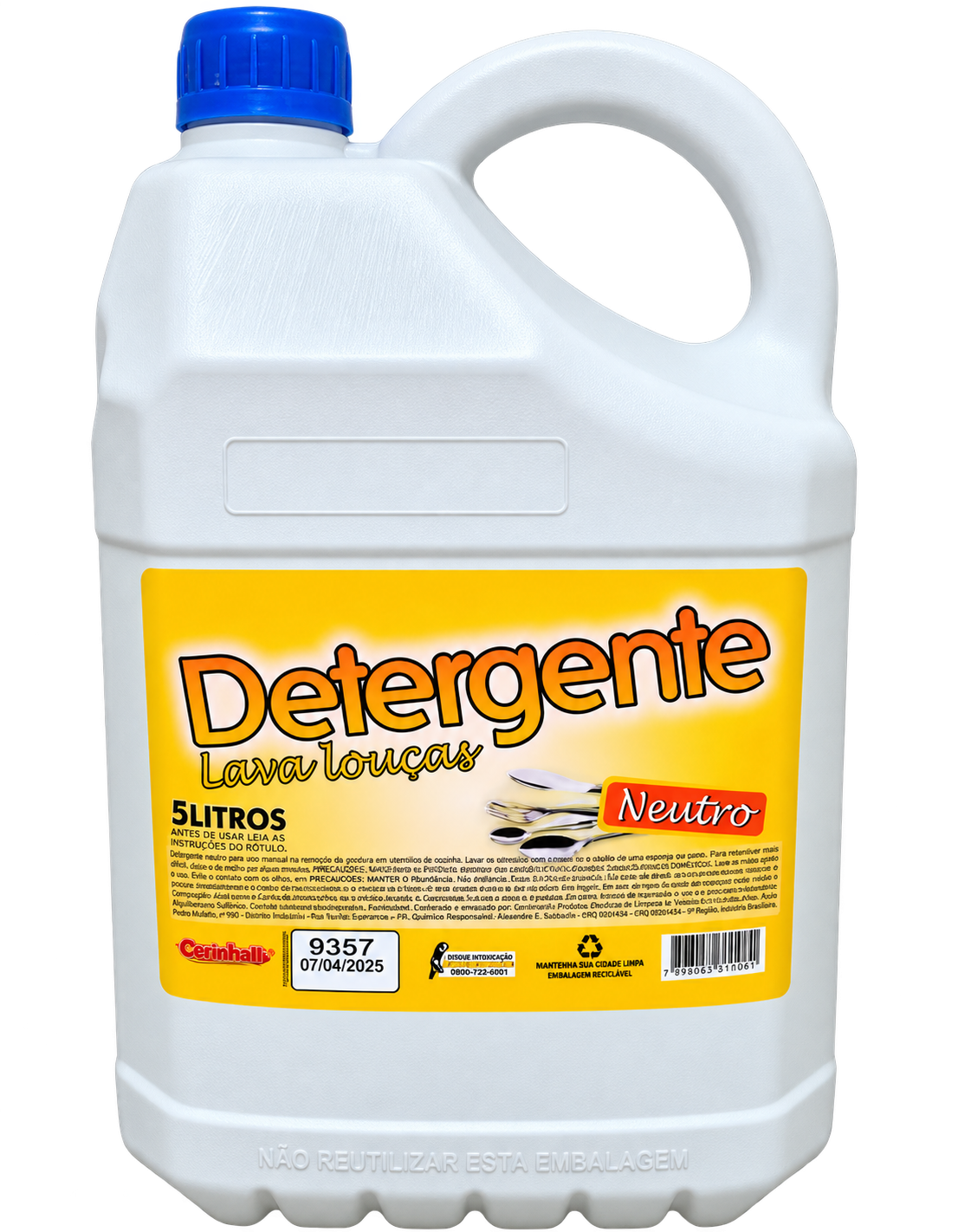 DETERGENTE NEUTRO 5 LITROS CLASSLIMP