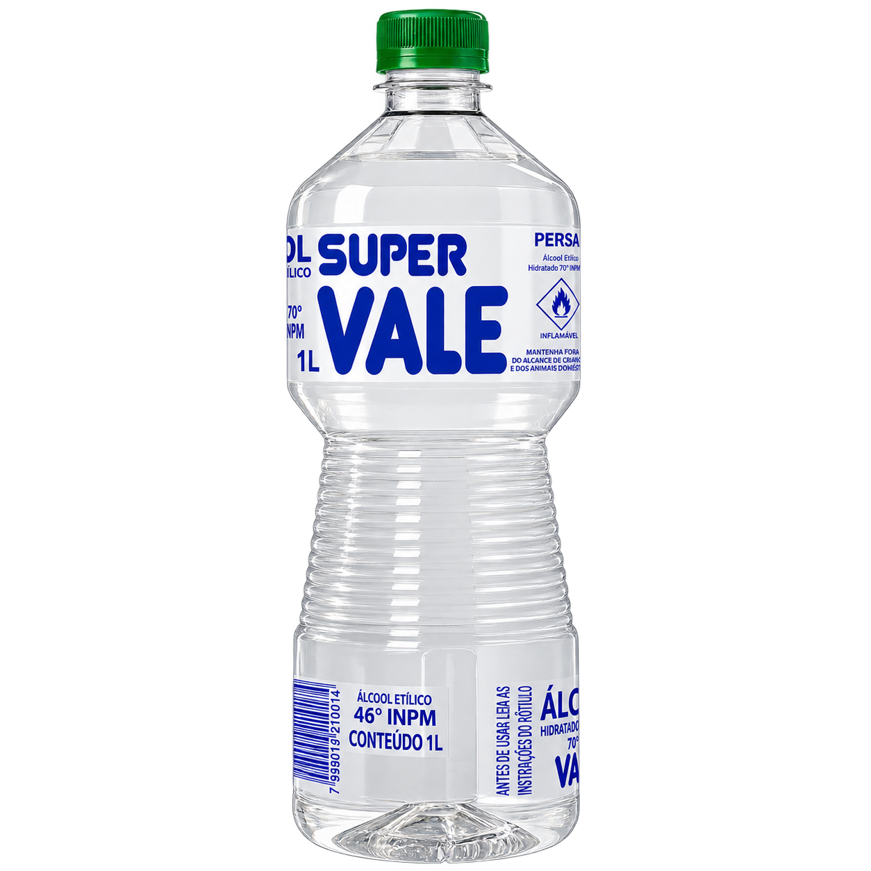 ALCOOL ETILICO 46 INPM LIQUIDO HOSPITALAR 1 LITRO SUPER VALE