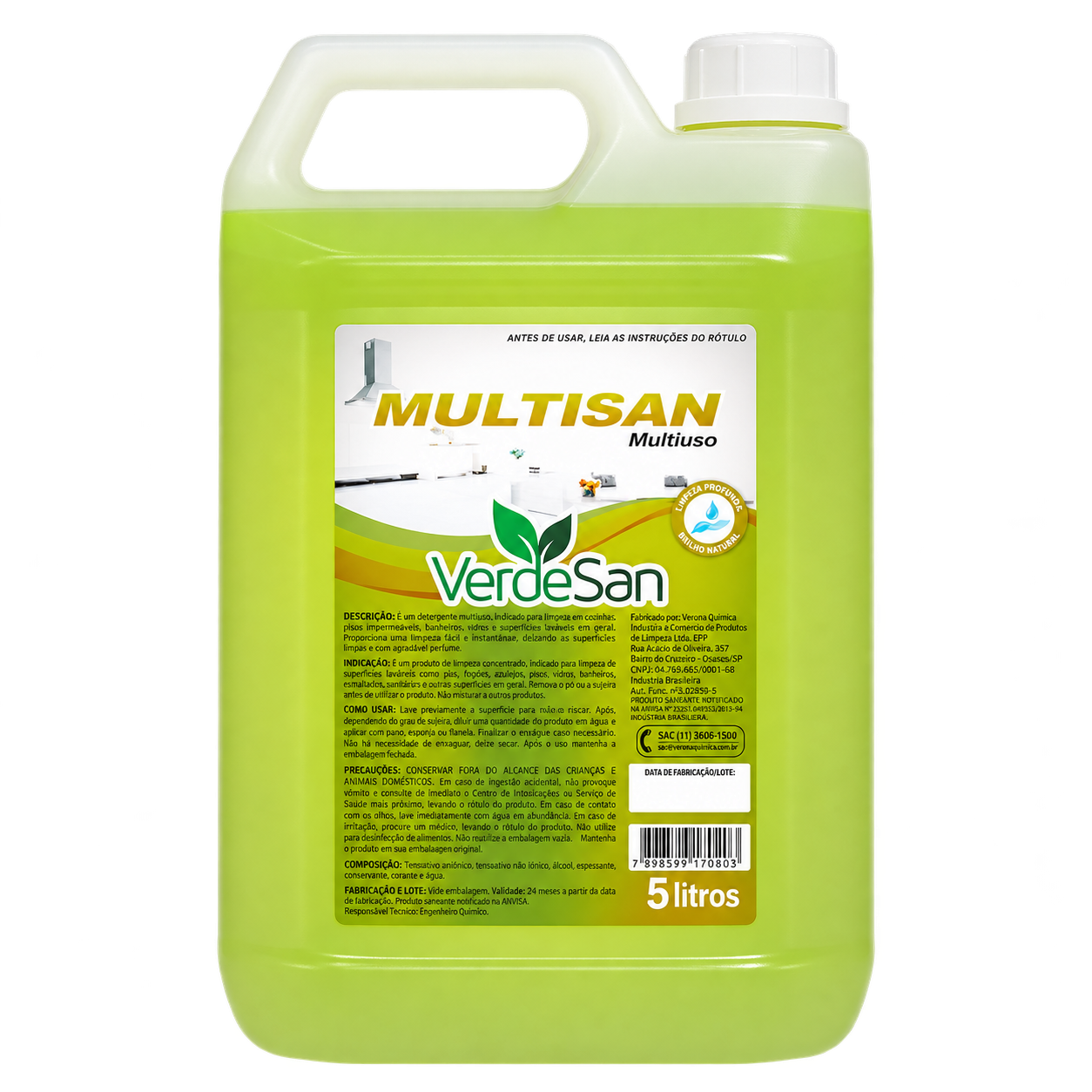 MULTIUSO MULTISAN 5 LITROS VERDESAN