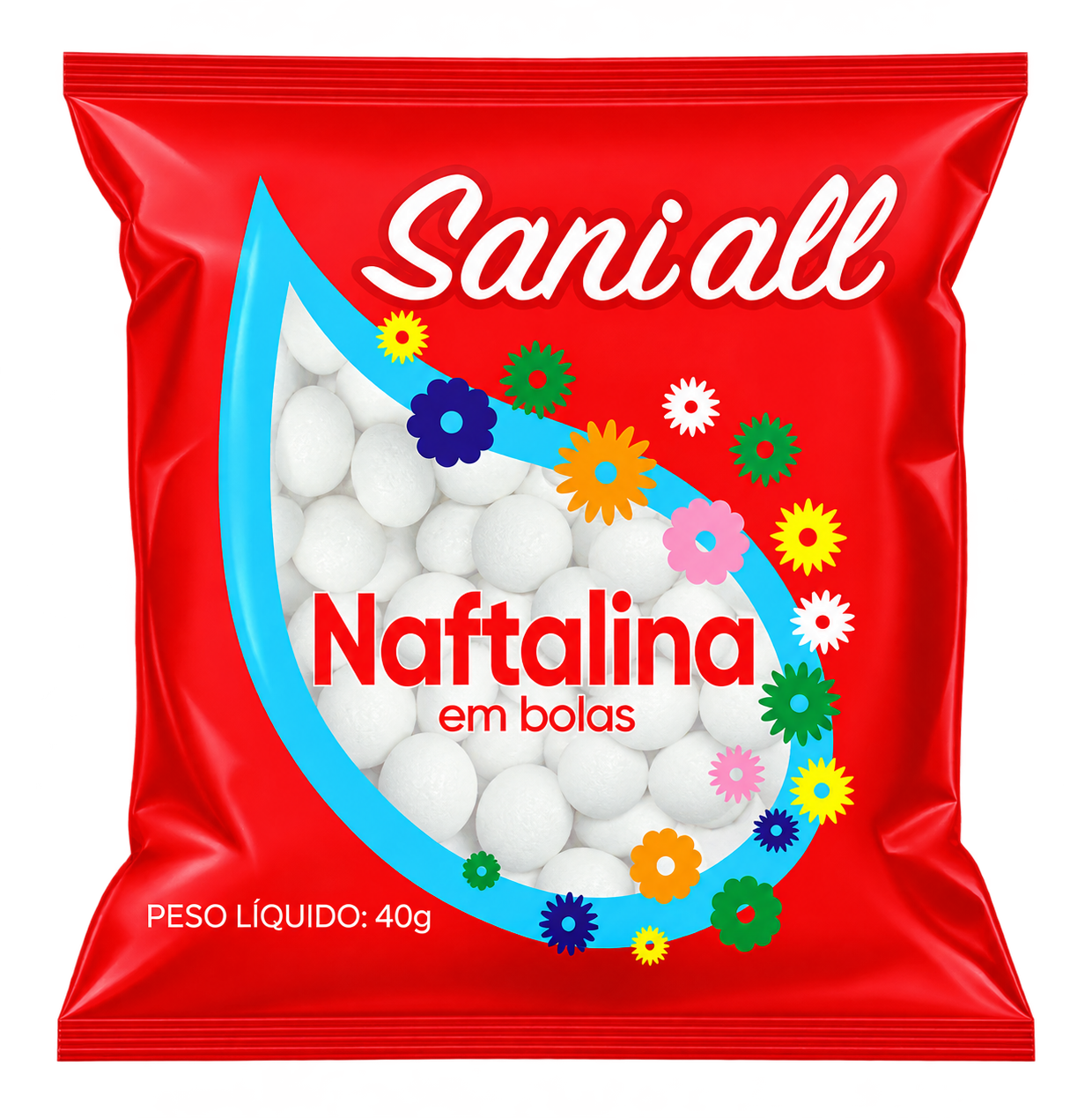 NAFTALINA 40G SANIALL
