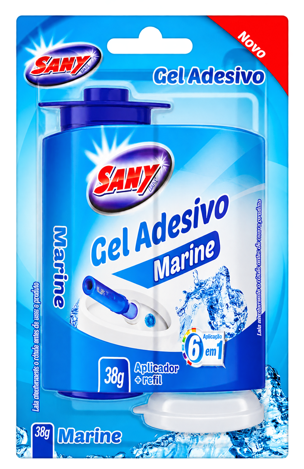 GEL ADESIVO MARINE 38G COM 6 APLICACOES SANYMIX
