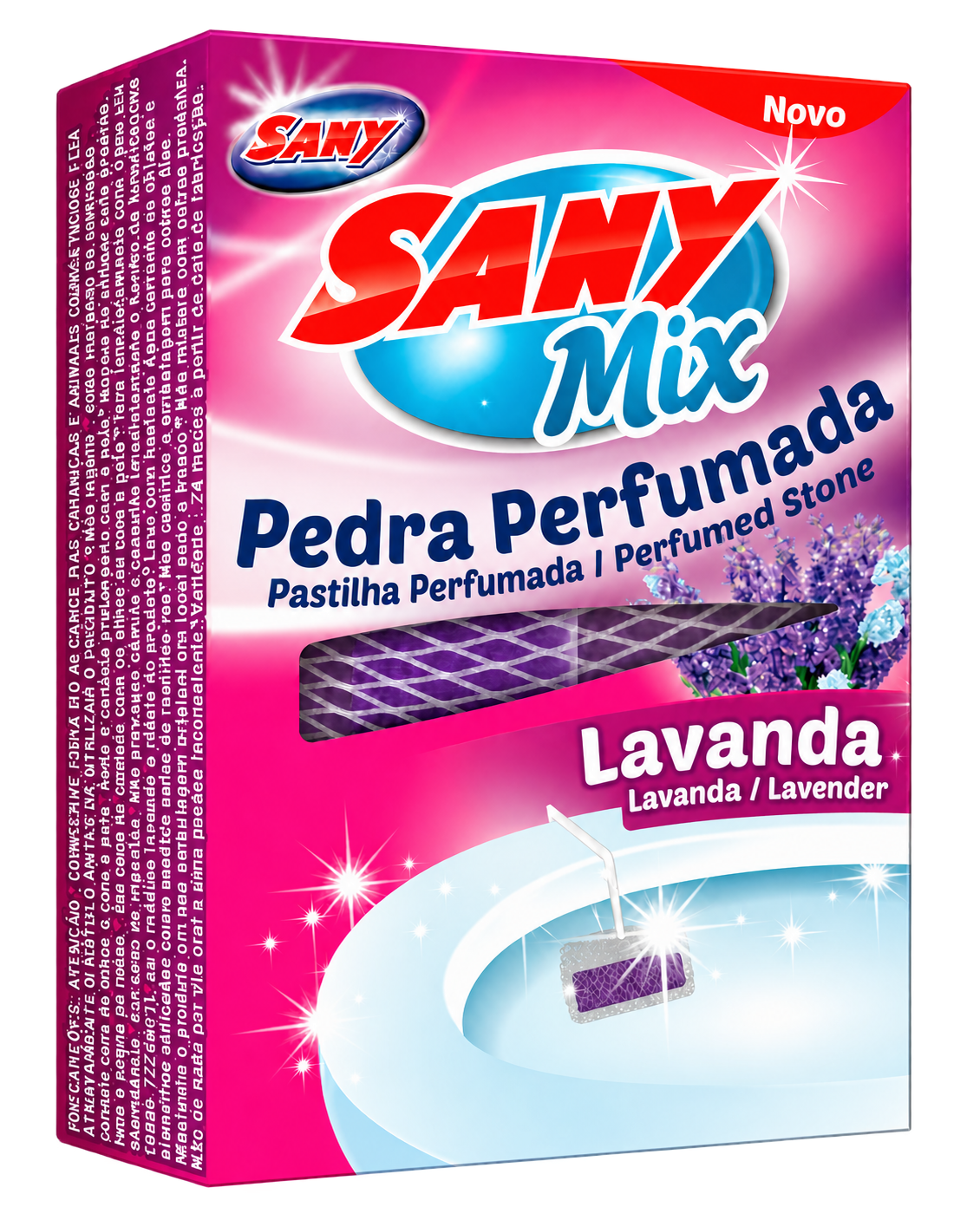 PEDRA PERFUMADA LAVANDA COM REDINHA SANYMIX
