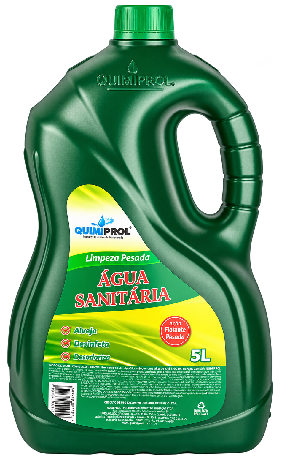 AGUA SANITARIA 5 LITROS QUIMIPROL