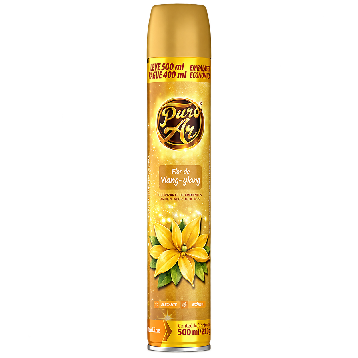 AROMATIZADOR PURO AR 500ML FLOR DE YLANG YLANG