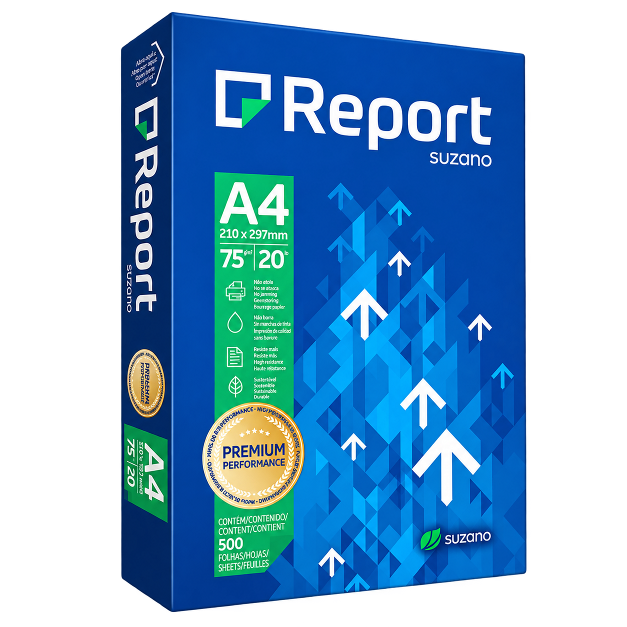 RESMA DE PAPEL A4 500 FOLHAS REPORT