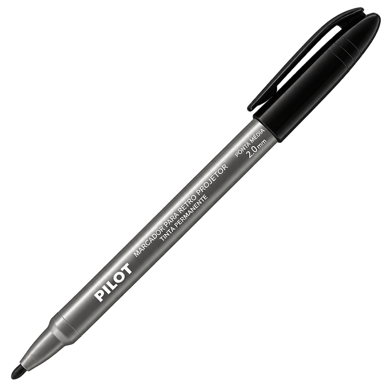 CANETA RETROPROJETOR 2.0mm PRETO PILOT