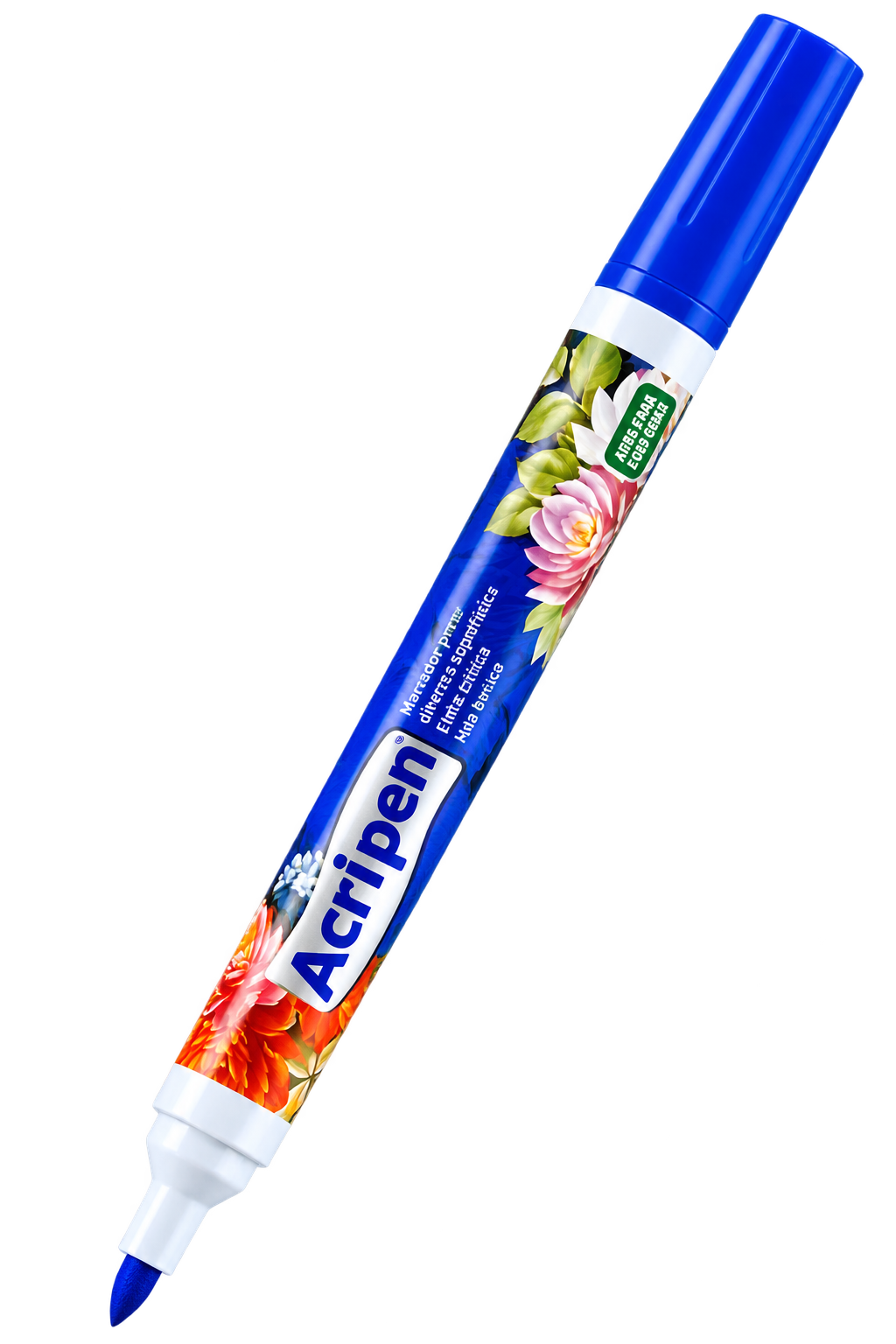 CANETA PARA TECIDO AZUL TURQUESA ACRILEX