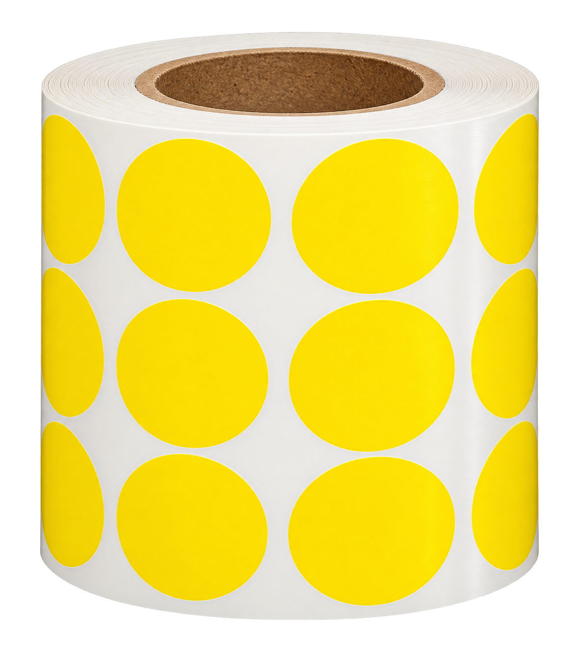 ETIQUETA CHAPADA 12MM COM 1000 PECAS AMARELO