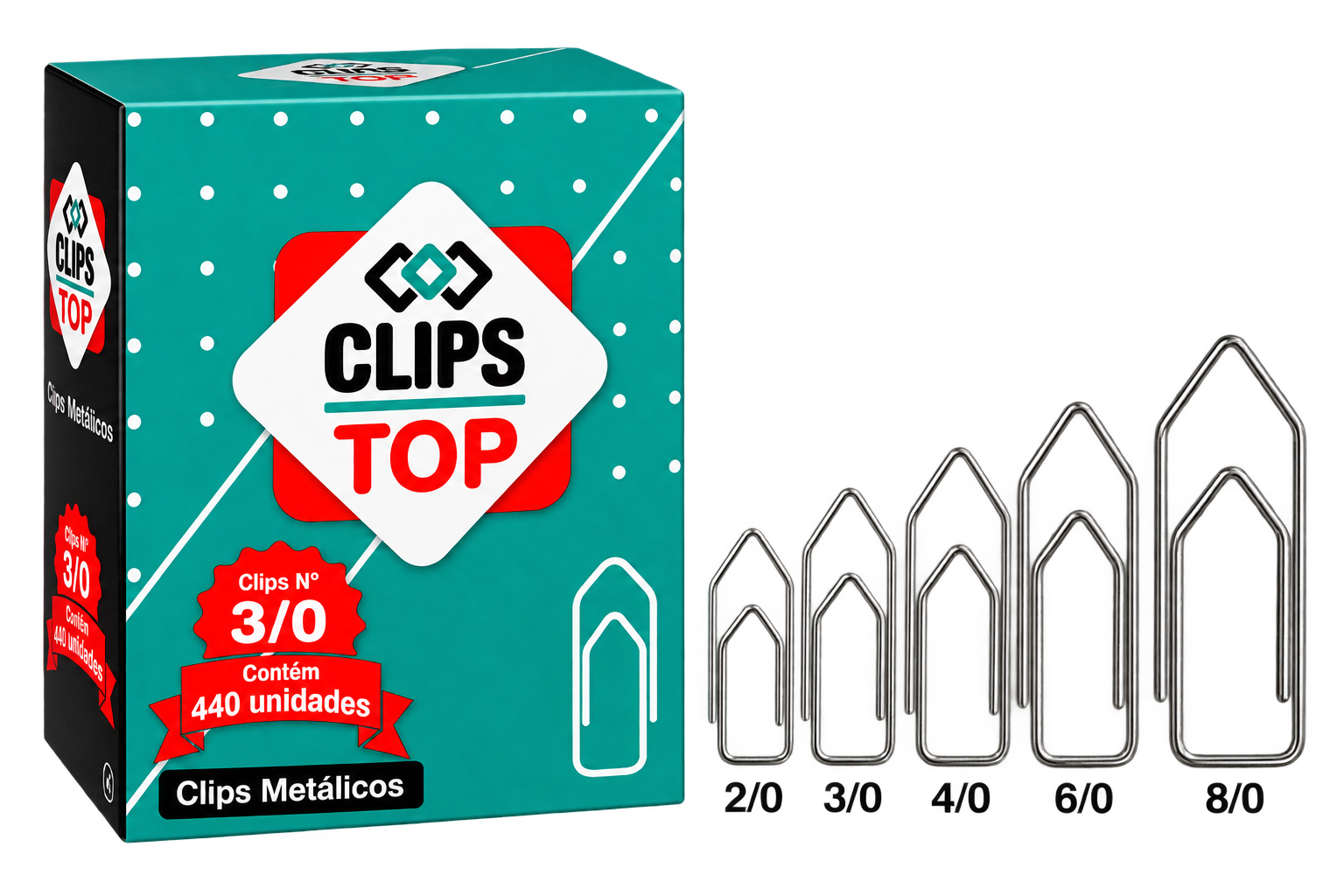 CLIPS NR.3/0 COM 440 UNIDADES