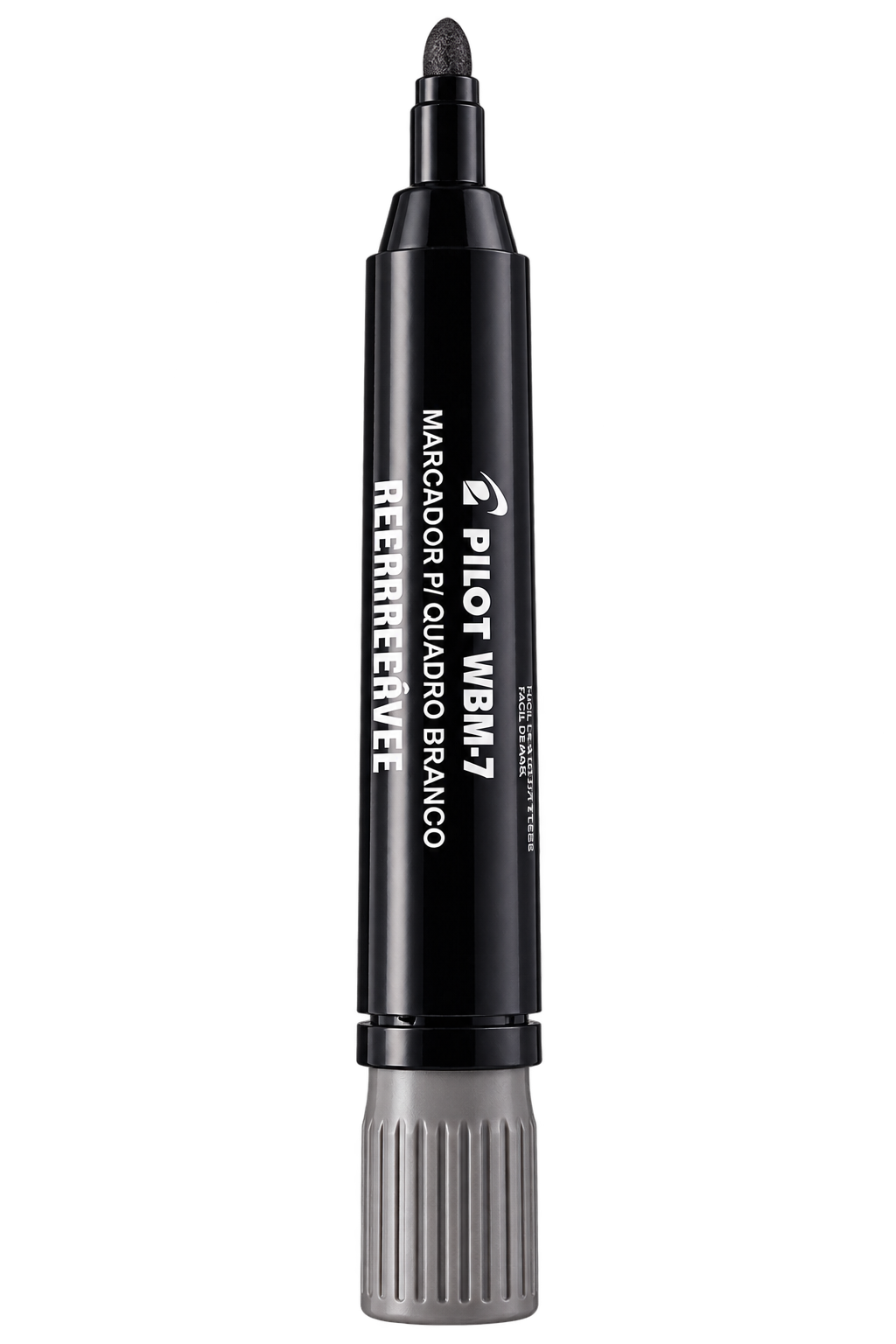 MARCADOR PARA QUADRO BRANCO WBM-7 RECARREGAVEL PRETO PILOT