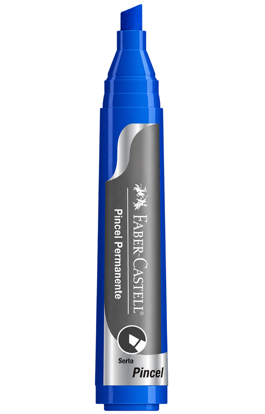 MARCADOR PERMANENTE AZUL FABER-CASTELL