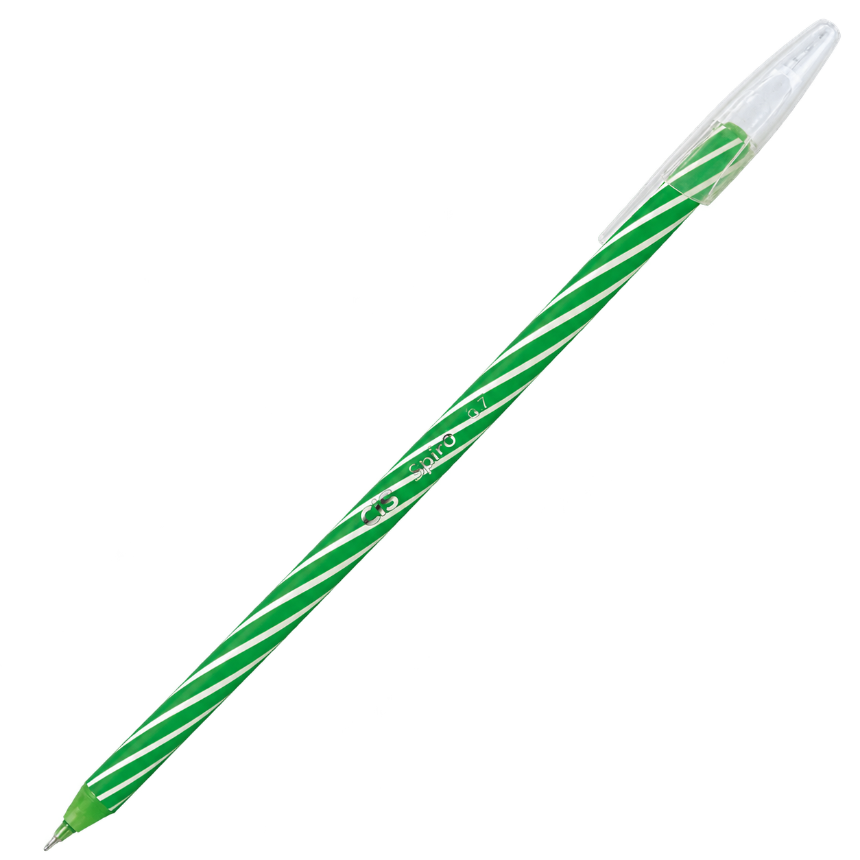 CANETA ESFEROGRAFICA CIS SPIRO 0.7MM VERDE SERTIC