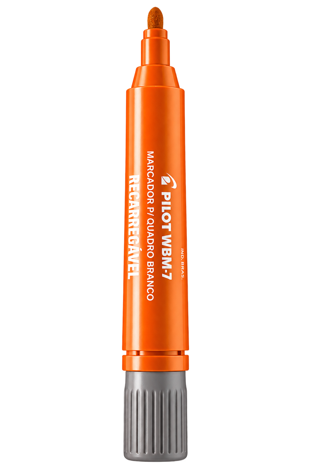 MARCADOR PARA QUADRO BRANCO WBM-7 RECARREGAVEL LARANJA PILOT