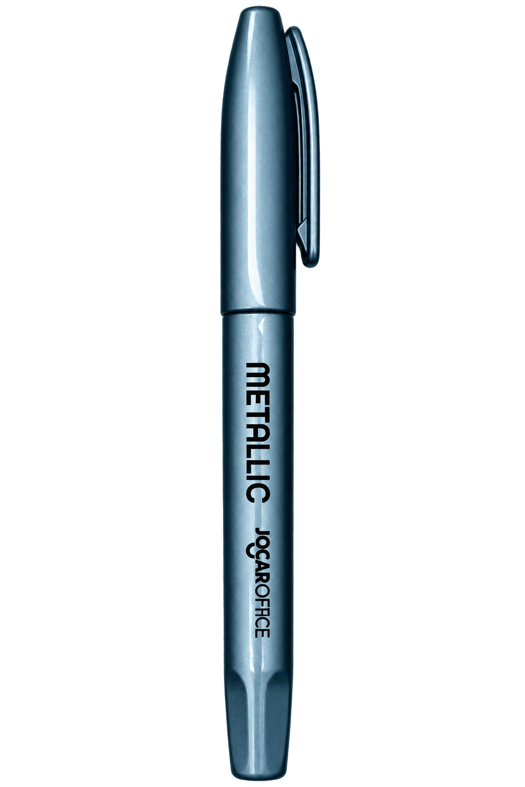 CANETA MARCA TEXTO SLIM METALICO AZUL JOCAR OFFICE