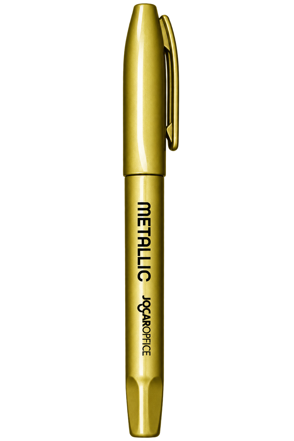 CANETA MARCA TEXTO SLIM METALICO OURO JOCAR OFFICE