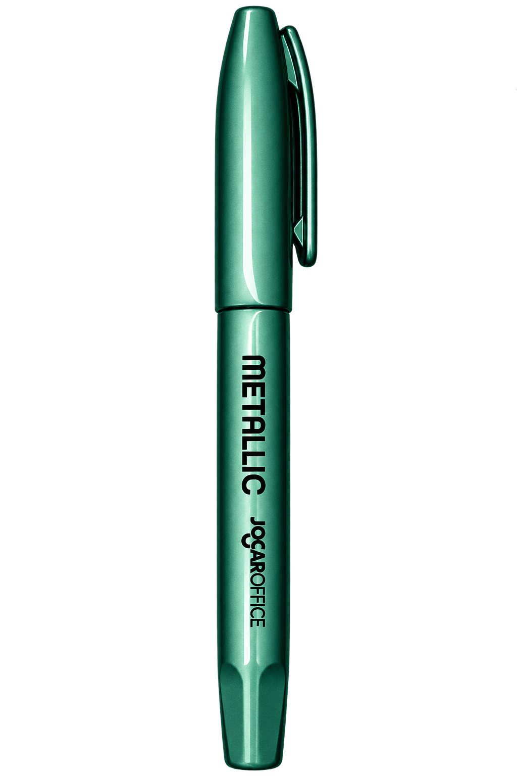 CANETA MARCA TEXTO SLIM METALICO VERDE JOCAR OFFICE