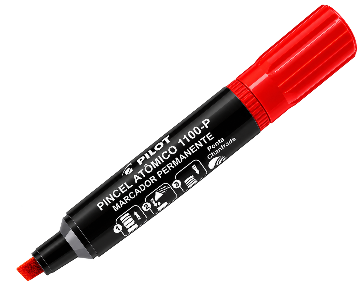 PINCEL ATOMICO 1100-P VERMELHO PILOT