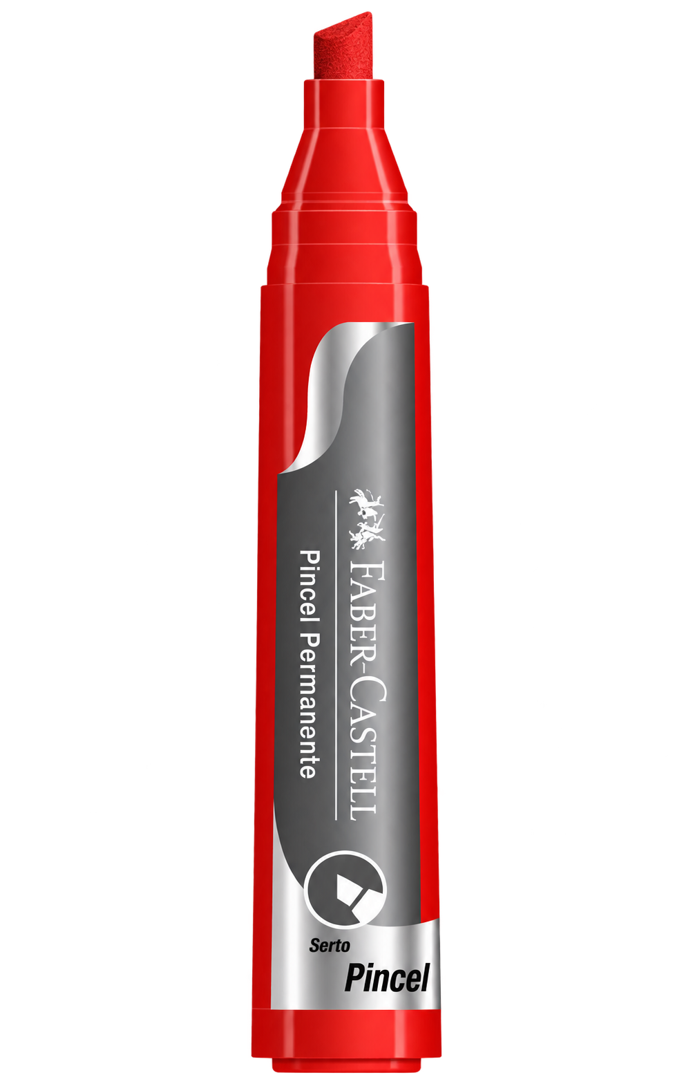 MARCADOR PERMANENTE VERMELHO FABER-CASTELL