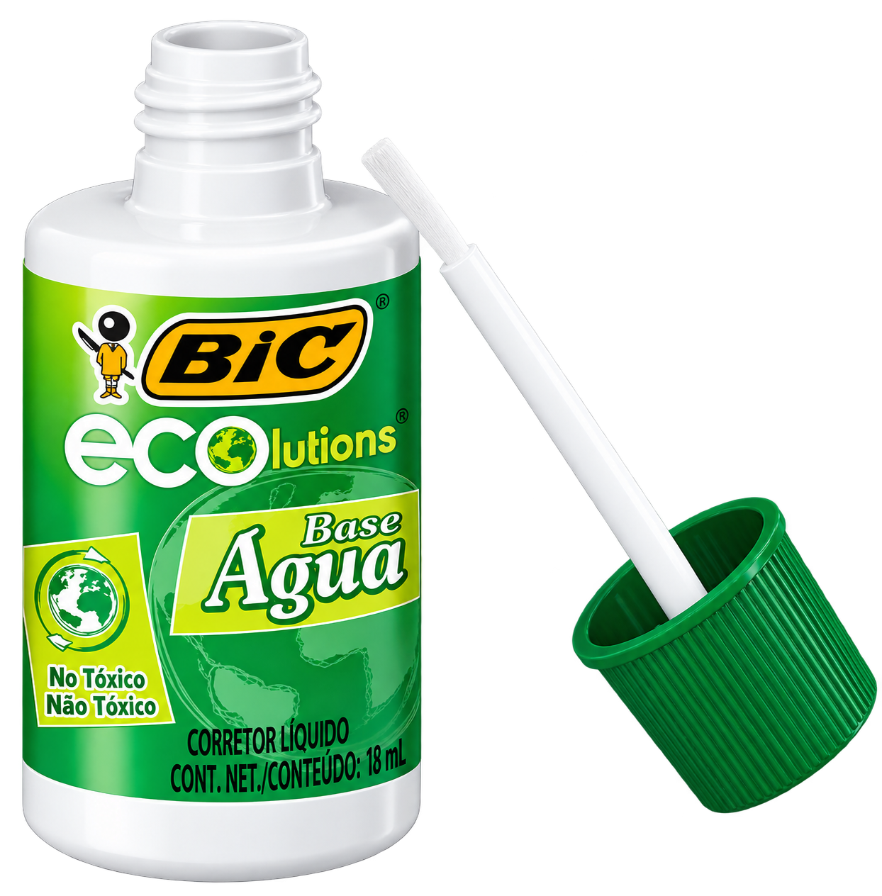 CORRETIVO LIQUIDO ECOLUTIONS 18ml BASE AGUA BIC