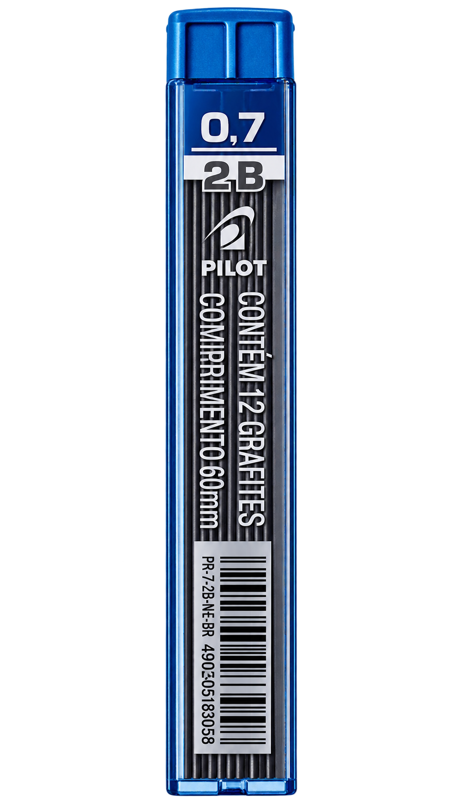 GRAFITE 0.7MM 2B EMBALAGEM COM 12 UNIDADES PILOT