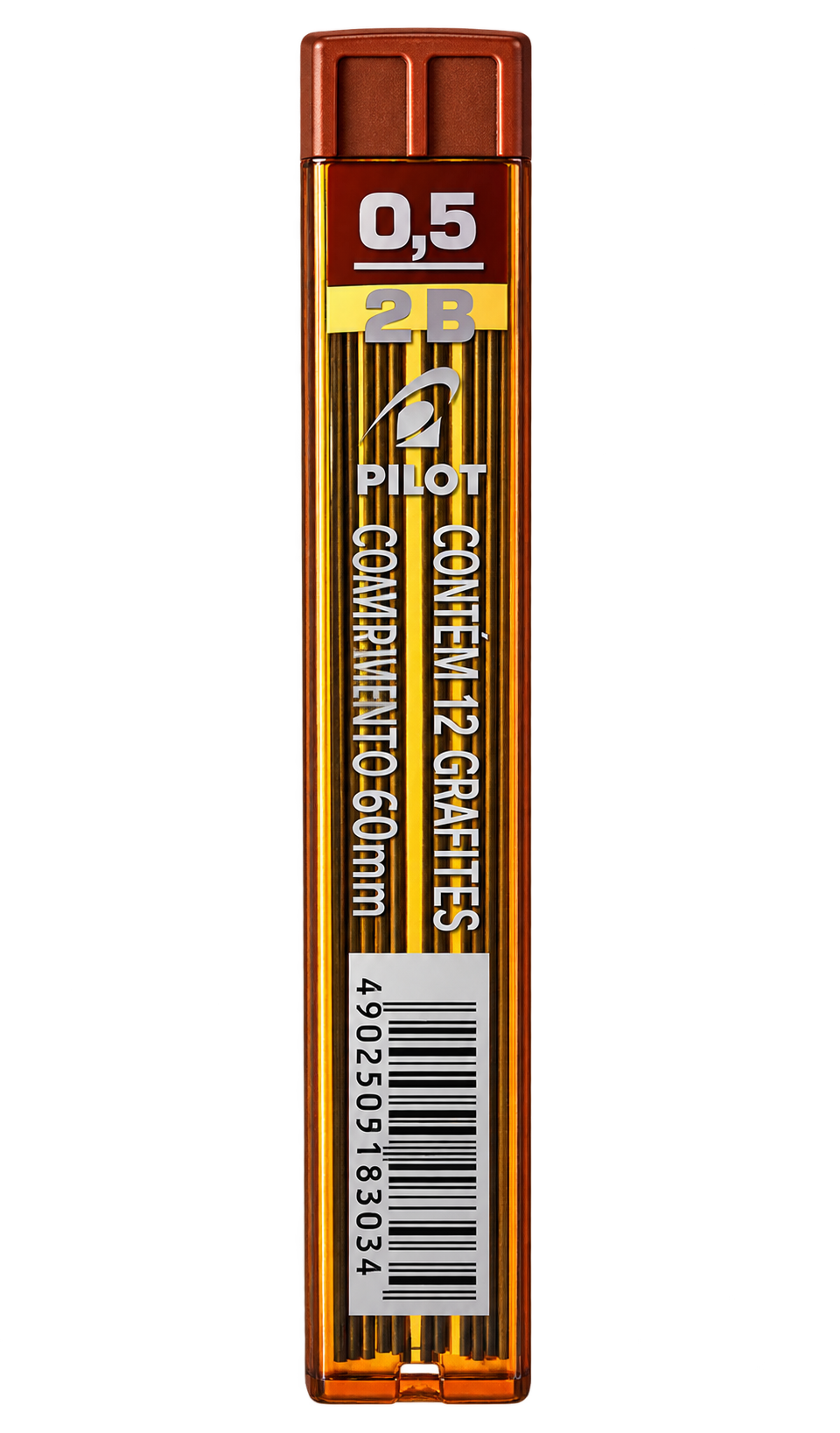 GRAFITE 0.5MM 2B EMBALAGEM COM 12 UNIDADES PILOT
