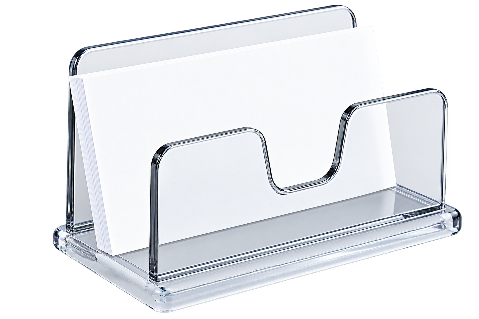 ACESSORIO PARA MESA PORTA CARTAO VISITA CLASSIC CRISTAL ACRIMET