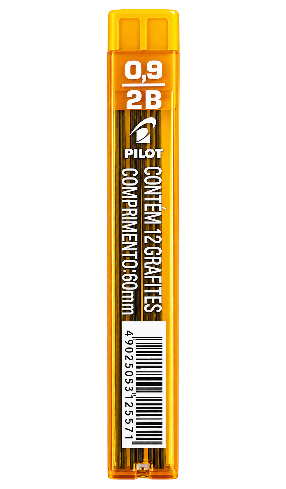GRAFITE 0.9MM 2B EMBALAGEM COM 12 UNIDADES PILOT