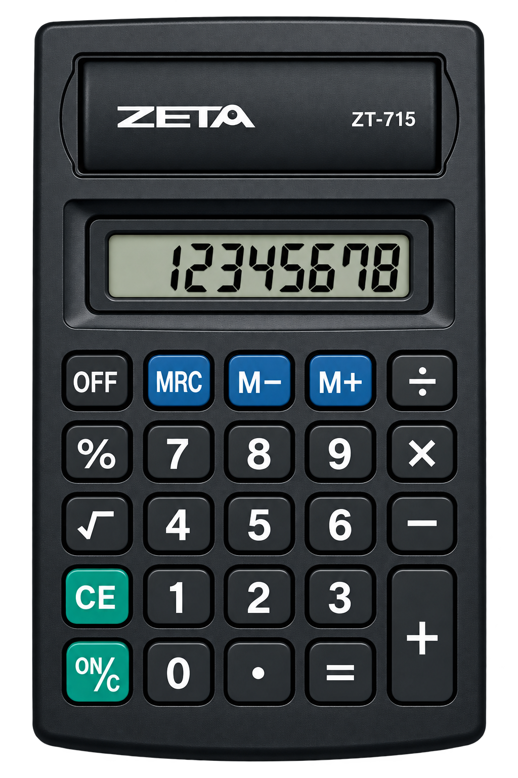 CALCULADORA MANUAL 8 DIGITOS ZT715 ZETA