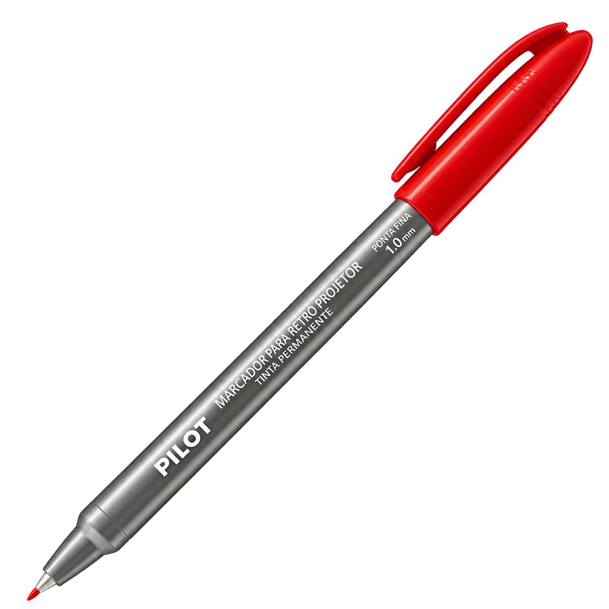 CANETA RETROPROJETOR 1.0mm VERMELHO PILOT