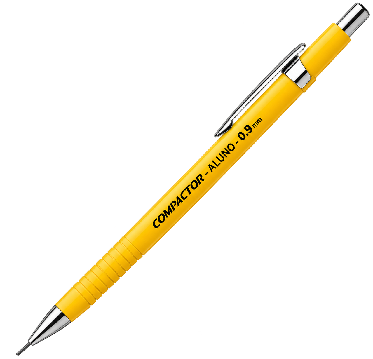 LAPISEIRA ALUNO METALICA 0.9MM AMARELO COMPACTOR