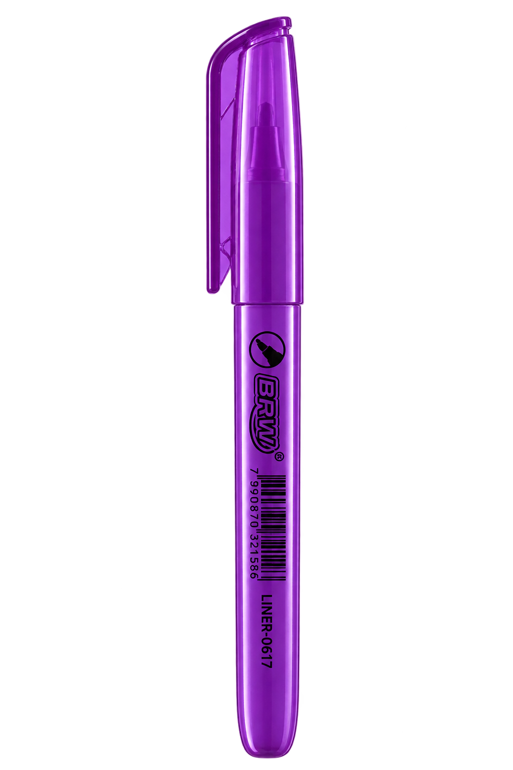 CANETA MARCA TEXTO ROXO BRW