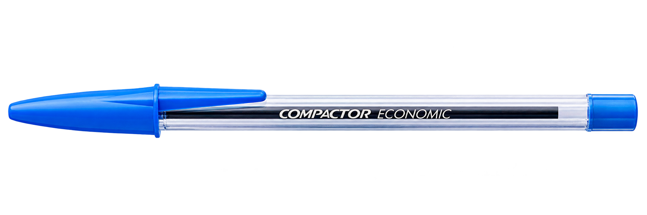 CANETA ESFEROGRAFICA CRISTAL MEDIA 1.0MM AZUL COMPACTOR