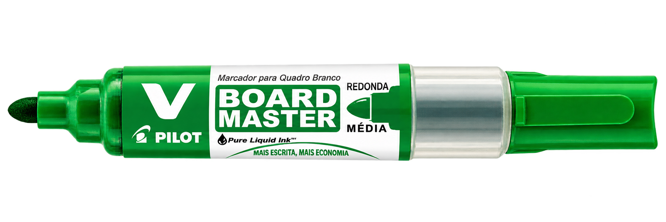 MARCADOR PARA QUADRO BRANCO WBMA-VBM RECARREGAVEL VERDE PILOT