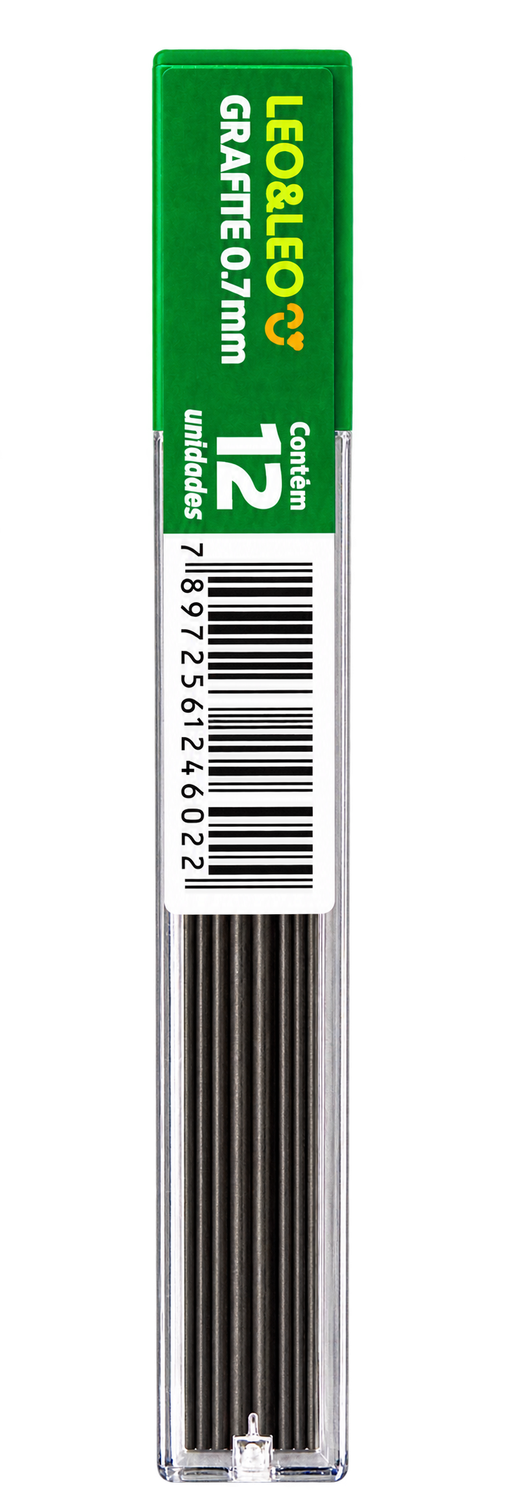 GRAFITE 0.7MM HB EMBALAGEM COM 12 UNIDADES LEO & LEO