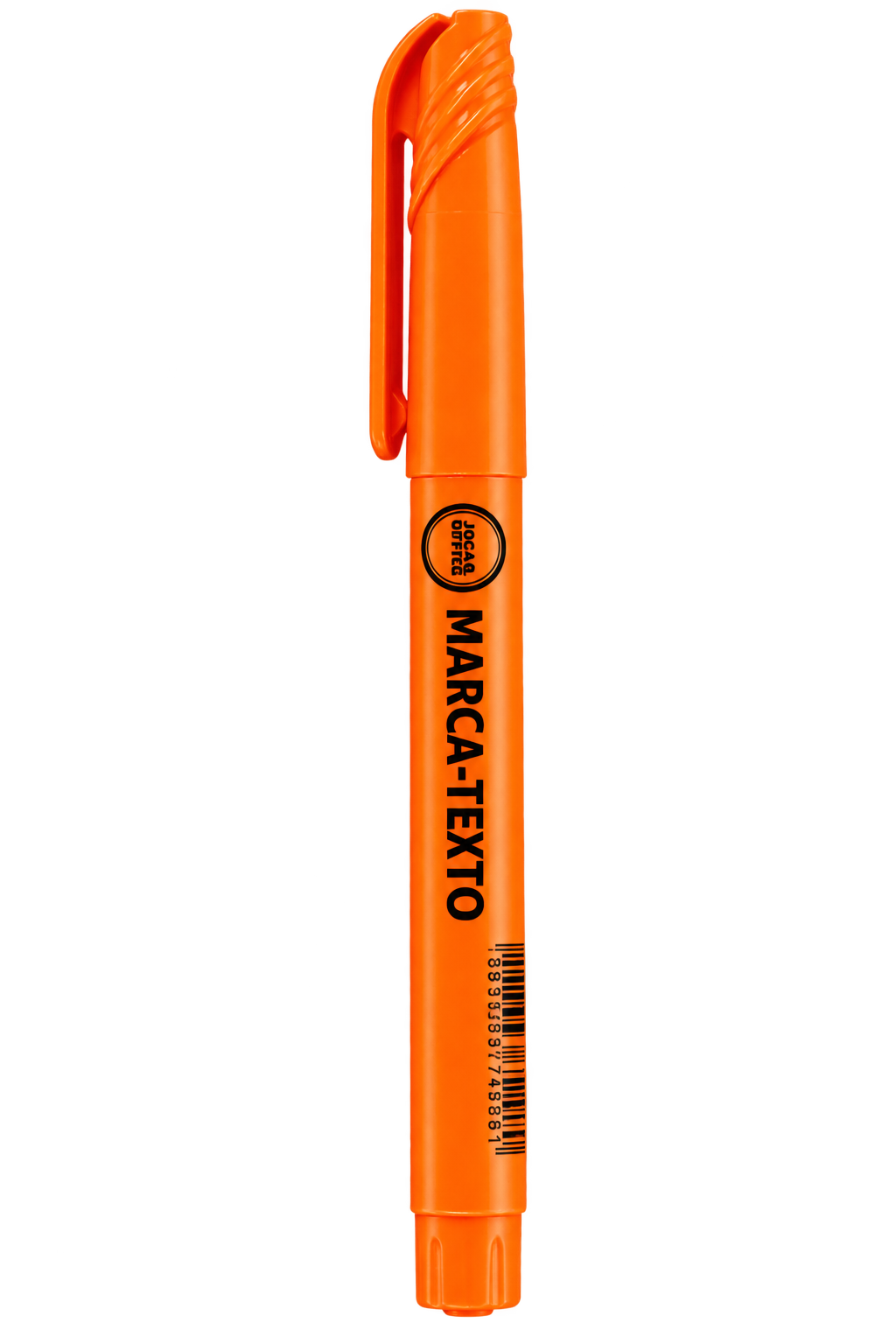 CANETA MARCA TEXTO LARANJA JOCAR OFFICE