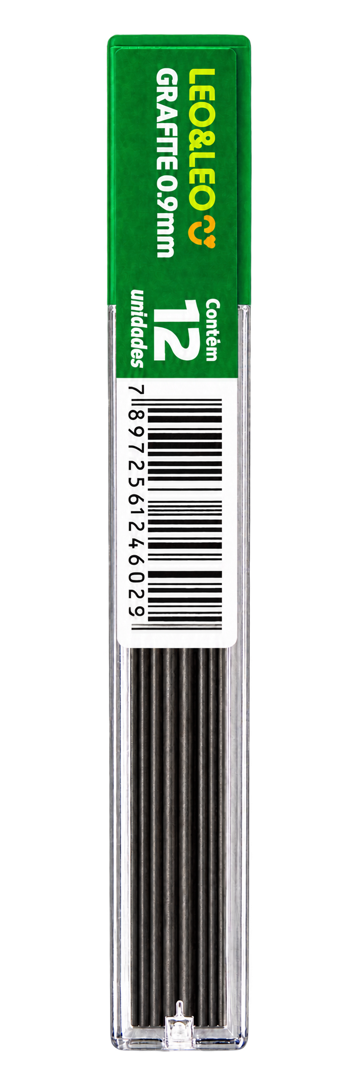 GRAFITE 0.9MM HB EMBALAGEM COM 12 UNIDADES LEO & LEO
