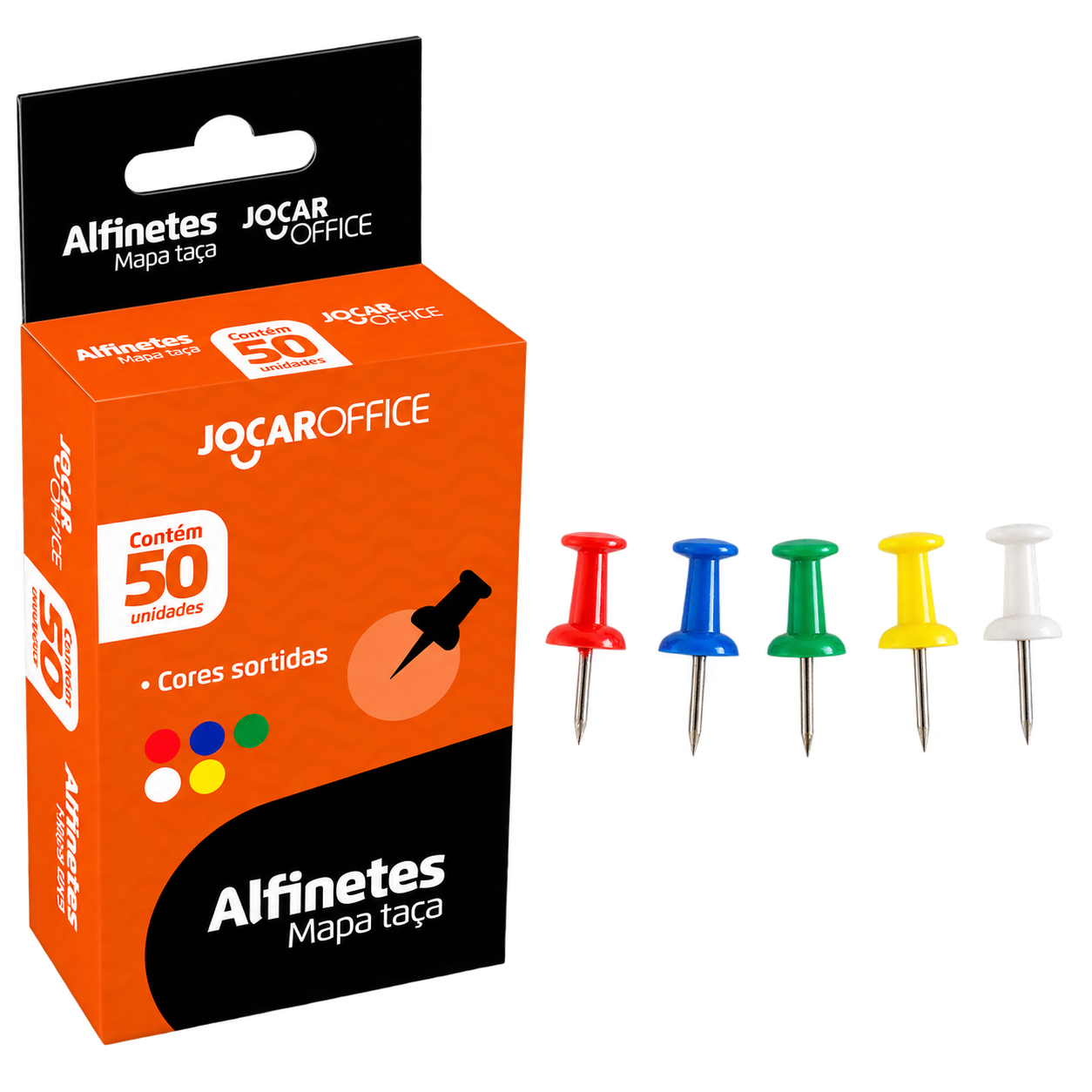 ALFINETE MAPA TACA COM 50 UND JOCAR OFFICE