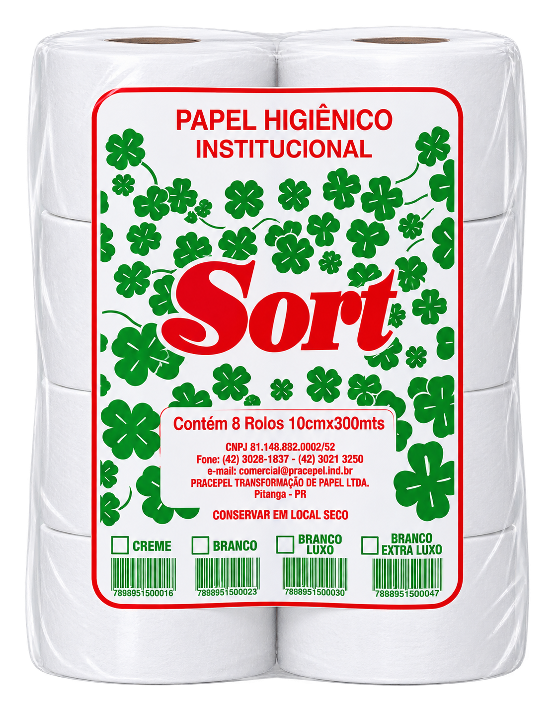 PAPEL HIGIENICO LUXO 08UNX10CMX300M SORT